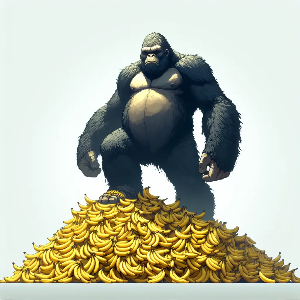 King Kong Cash Even Bigger Bananas 4 Slot